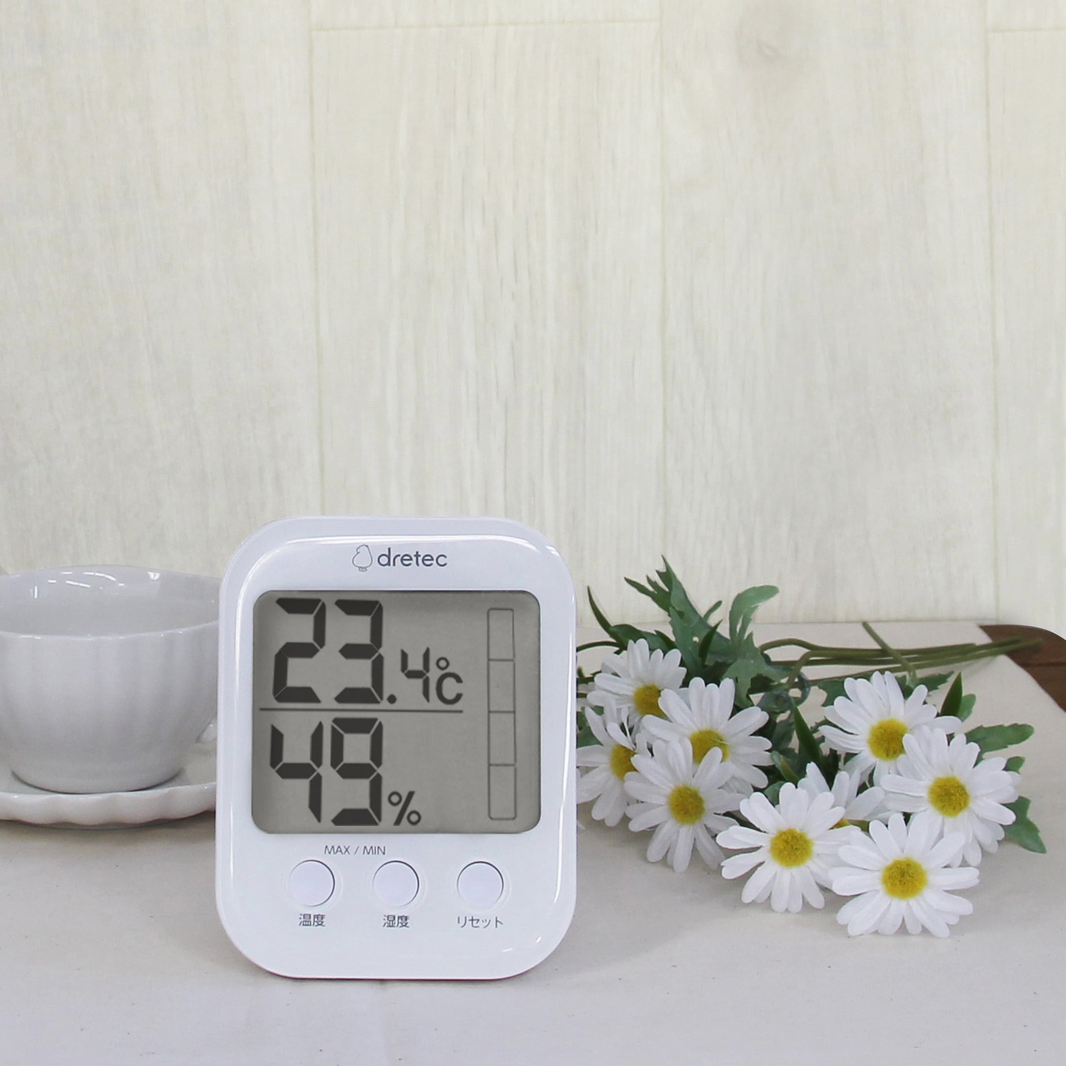 O-401WT デジタル温湿度計「モスフィ」 1台 ドリテック 【通販モノタロウ】