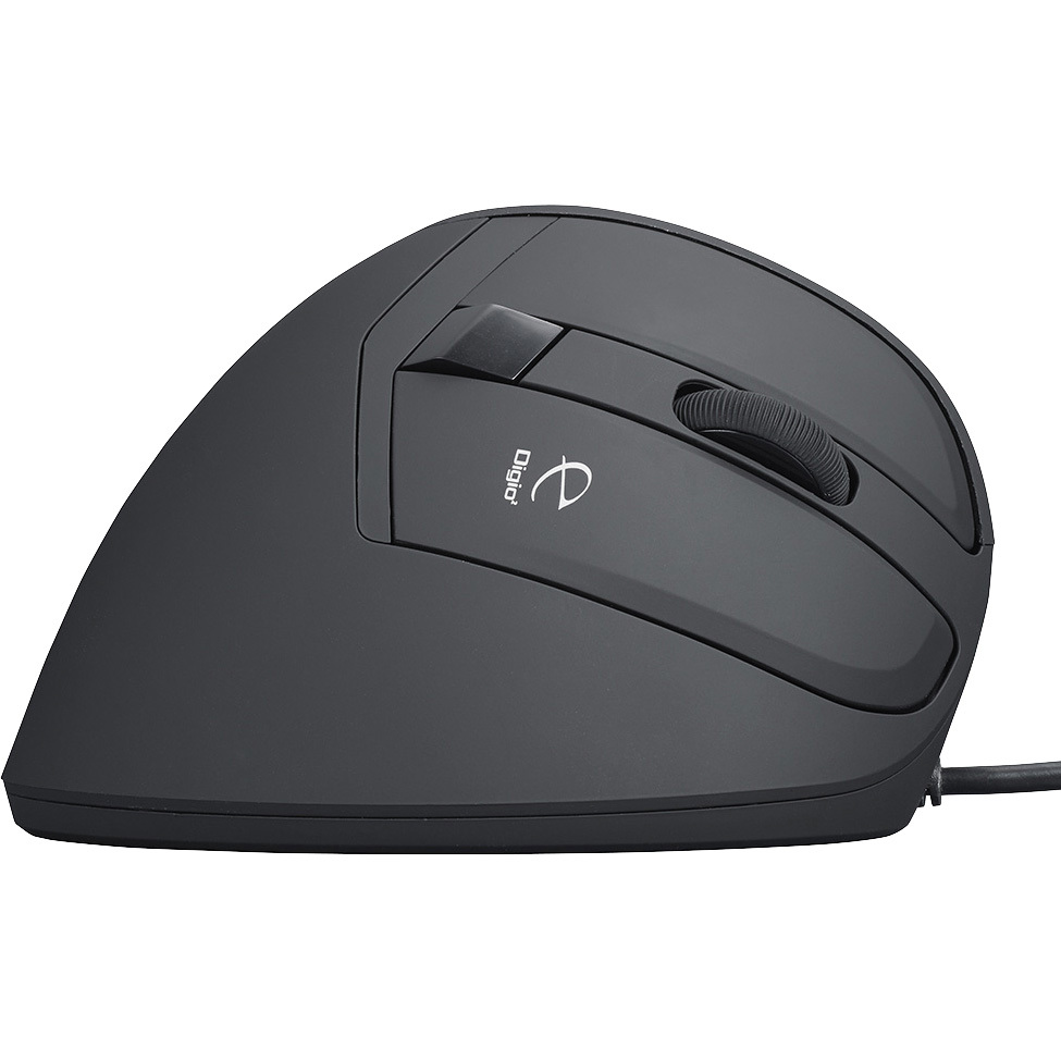 MUS-UKF208BK 有線静音5ボタンBlueLEDエルゴマウス ナカバヤシ 青色LED