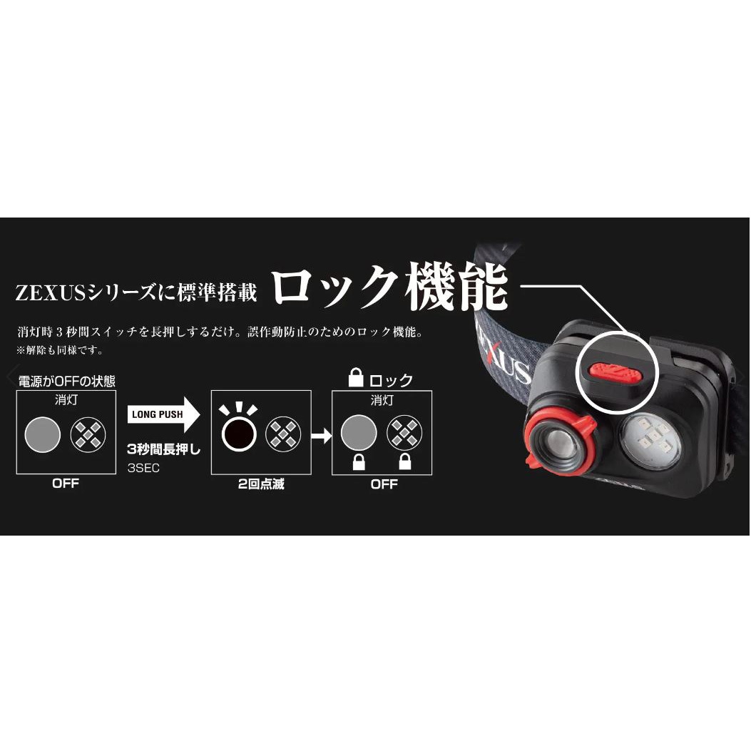 ZX-195 ZEXUS(ゼクサス) ヘッドライト ベーシックモデル ZEXUS