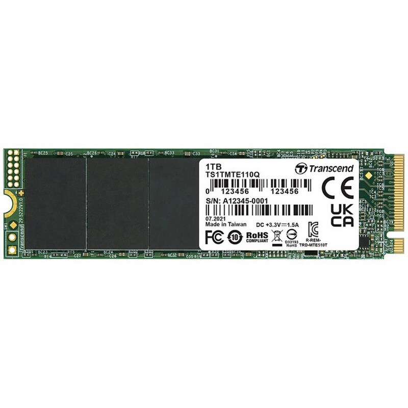 TS1TMTE110Q PCIe SSD 110Q 1個 トランセンド 【通販サイトMonotaRO】