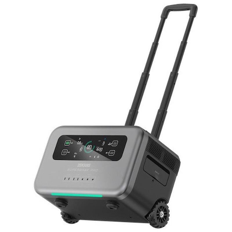 ZDSBP1500BK-JP ポータブル電源 SuperBase Pro 1500<4G回線搭載> ZENDURE 充電端子AC