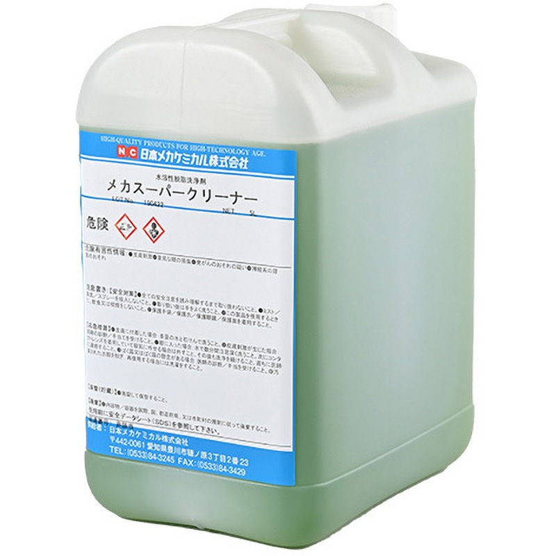 C-A038-5L メカスーパークリーナー 1個(5L) 日本メカケミカル 【通販モノタロウ】