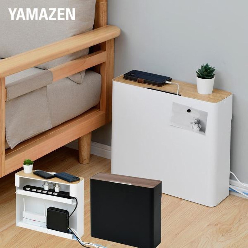 NRCB-65 山善 ケーブルボックス 3段 大型 Amazon｜山善(YAMAZEN) ケーブルボックス 大型 3段 (ルーター