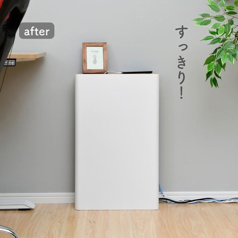 NRCB-65(WN/MWH) ケーブル収納ボックス 1個 YAMAZEN(山善