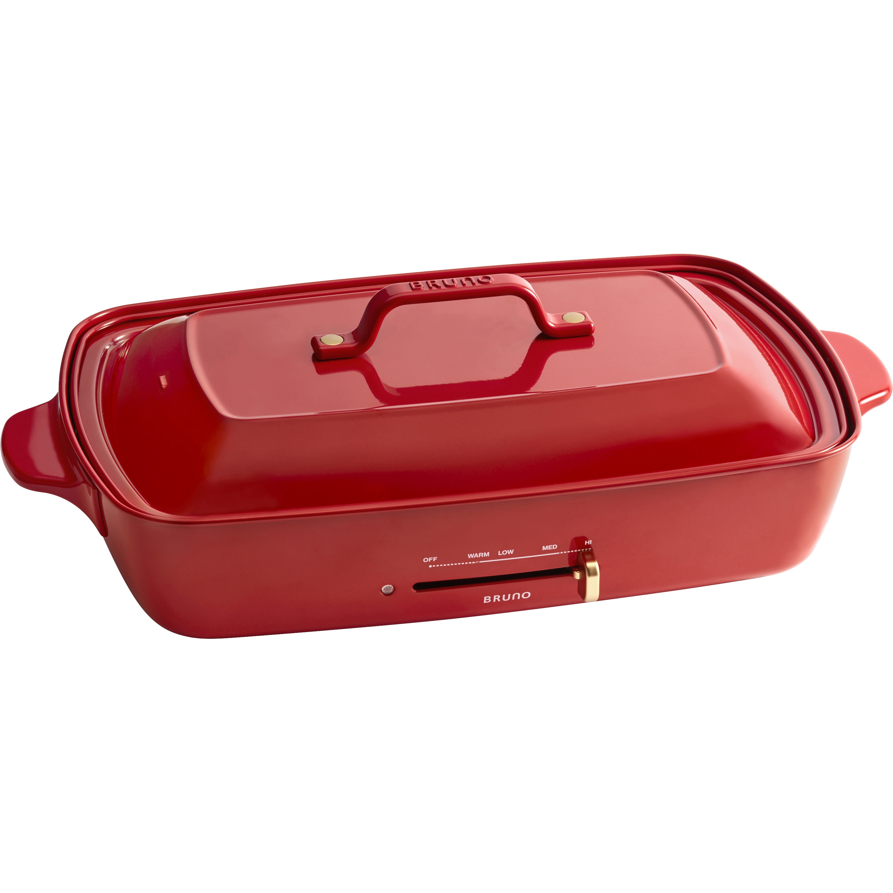 BRUNO ブルーノ ホットプレート グランデサイズ BOE026-RD レッド BOE026-RD ホットプレートグランデサイズ 1個 BRUNO(ブルーノ) 【通販