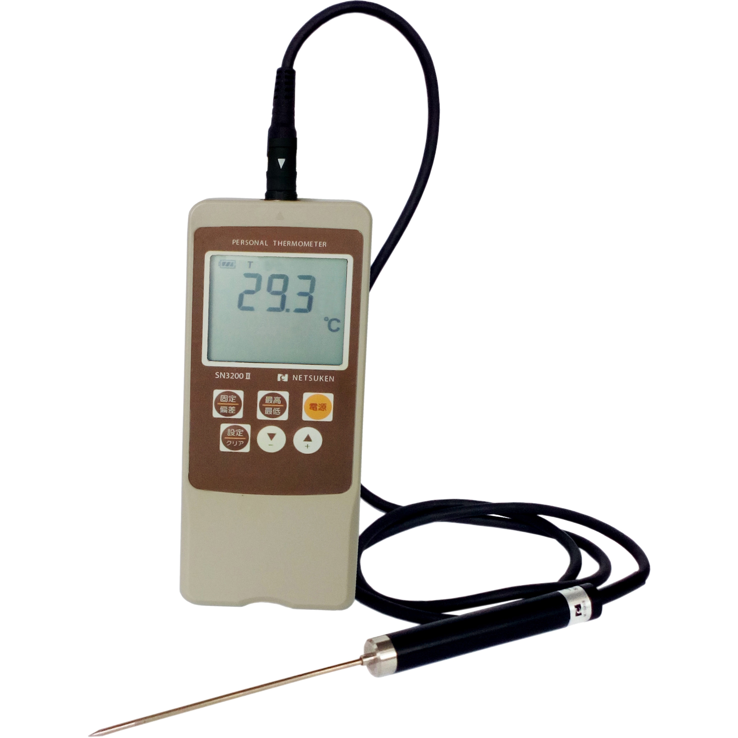 SN-3200Ⅱ-T デジタル温度計SN-3200Ⅱ-T(SN-3200-T-01Nセンサセット) 1個 熱研 【通販モノタロウ】