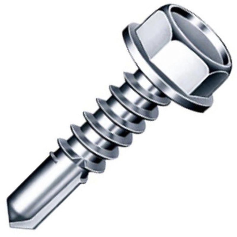 ヤマヒロ ジャックポイント ステンレスキャップ付ヘックス 6×105 SUS304 三価ユニクロ 200本 SCH6105 SナミザHX25 ステンレス ジャックポイントストッパー付ヘックス