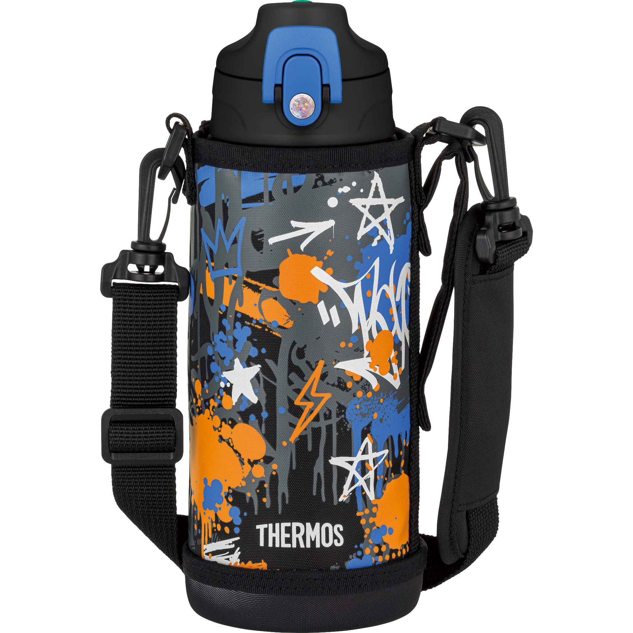 FJJ-801WF BK-BL 真空断熱2ウェイボトル 1個 THERMOS(サーモス) 【通販