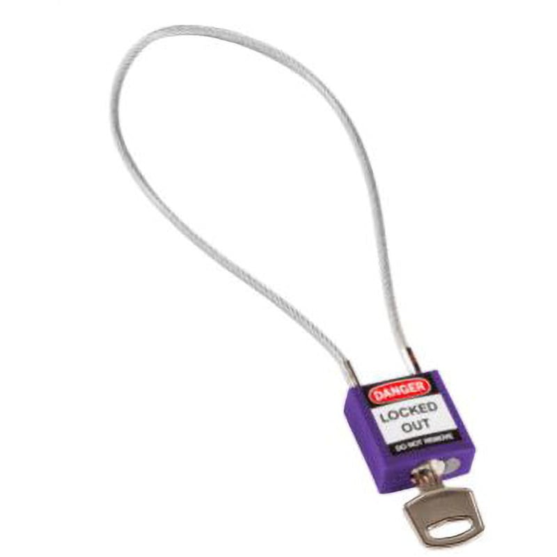 こうぴ 195944 安全用南京錠 BRADY 樹脂 紫色 - 【通販モノタロウ】