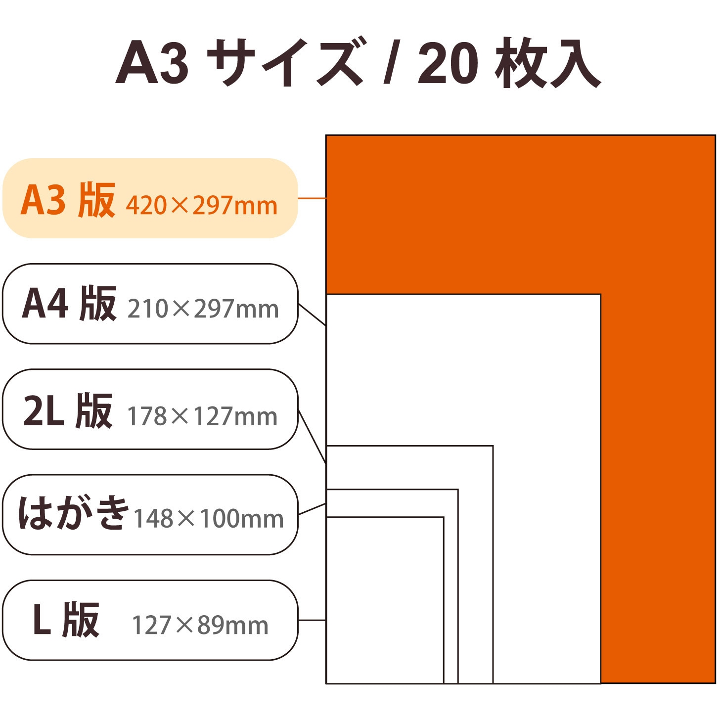 EJK-HQA320 プリンター用紙 写真用紙 光沢 高グレード 厚手 写真 