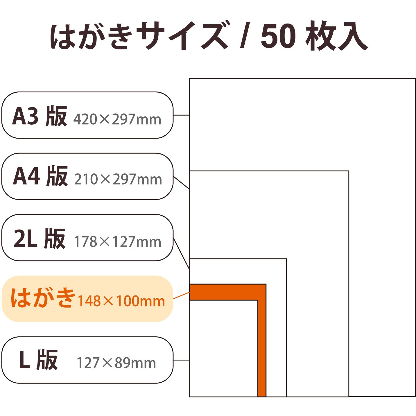 EJK-HQH50 プリンター用紙 写真用紙 光沢 高グレード 厚手 写真