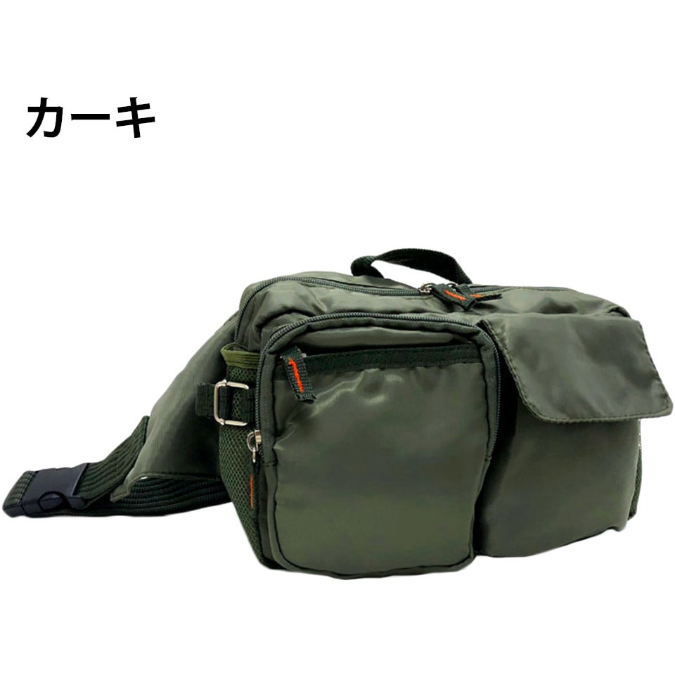 多機能ボンディングウェストバッグ 大 A.O.T ウエストポーチ