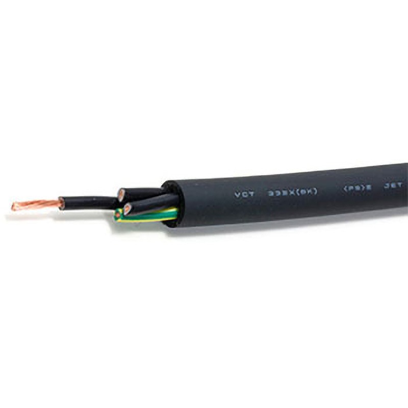 VCT-332X(BK) 4CX1.25SQ 600V耐油・柔軟型つや消しシ-スケ-ブル 1巻(40m) 倉茂電工 【通販モノタロウ】