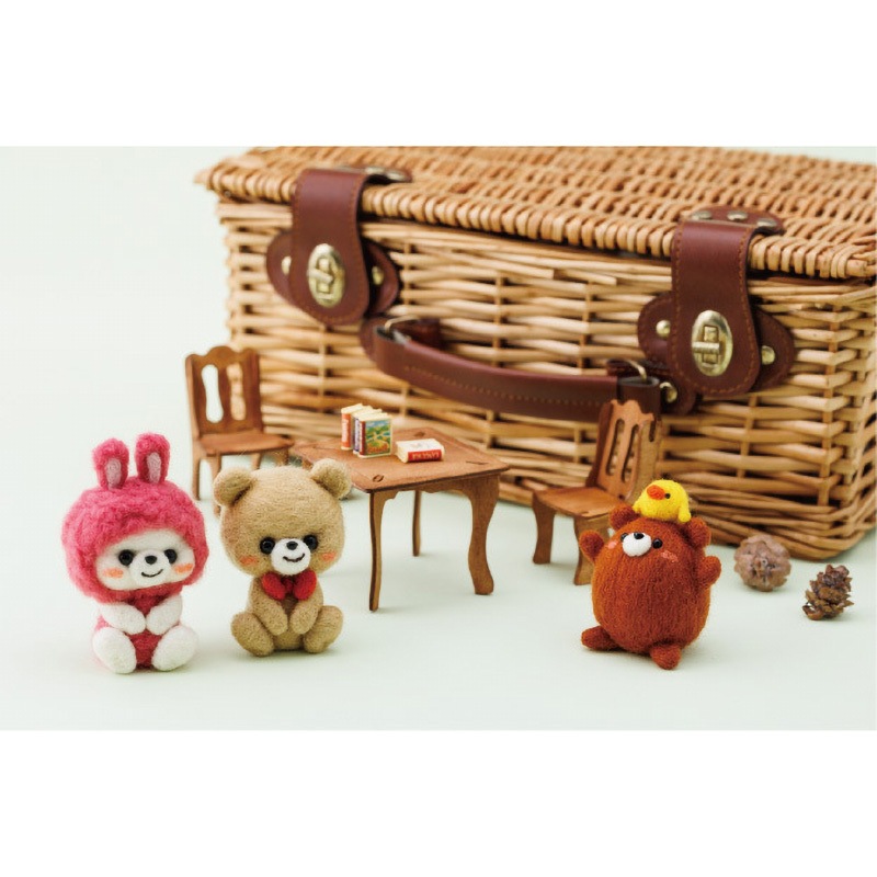 SYM-1 sayamokoの羊毛マスコット Designed by sayamoko 1セット サン