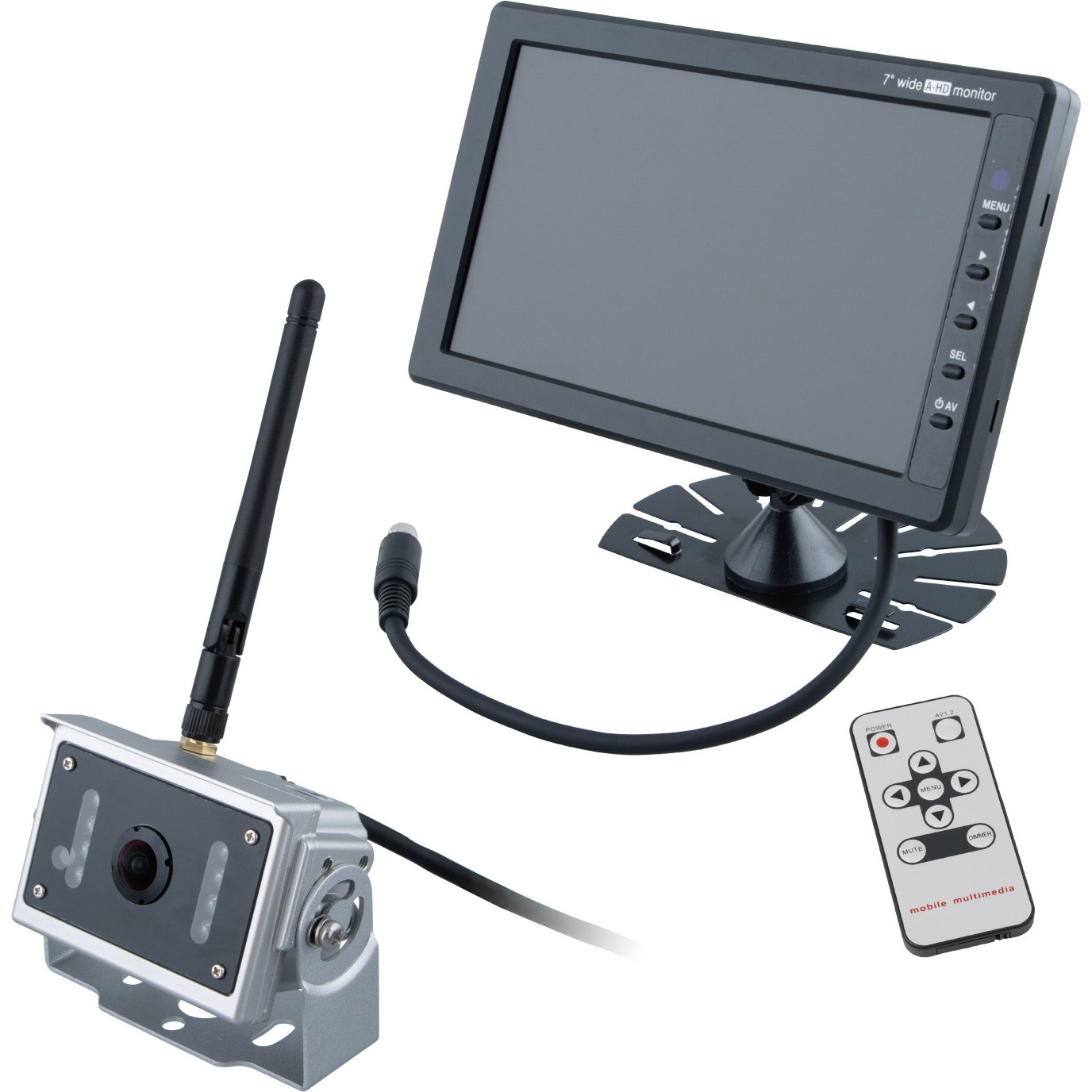 592736 NEW超広角無線カメラ/モニターセット GX-404AHD 1セット JET INOUE(ジェットイノウエ) 【通販モノタロウ】