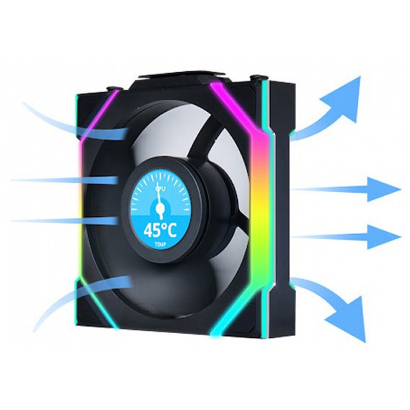 120mmLCDケースファンセット LIAN LI PCファン 【通販モノタロウ】