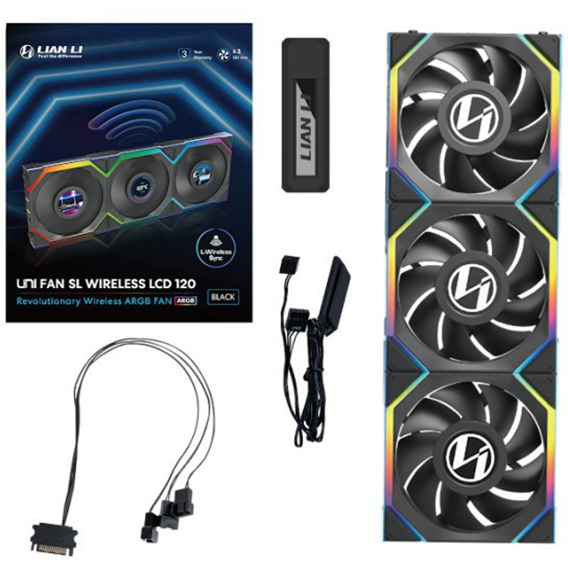 120mmLCDケースファンセット LIAN LI PCファン 【通販モノタロウ】