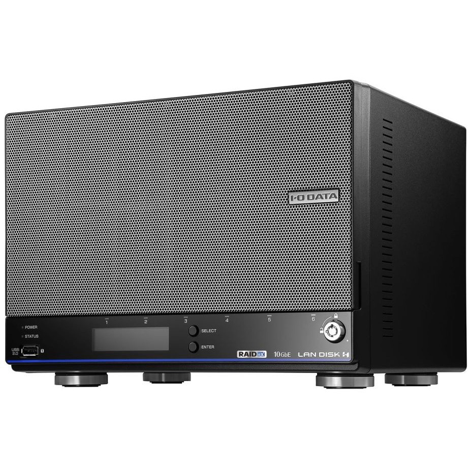 HDL6-HB144 法人向け6ドライブNAS ネットワークHDD5年保証 I ・O DATA(アイ・オー・データ) Linux(オリジナルOS) 8GB 144TB