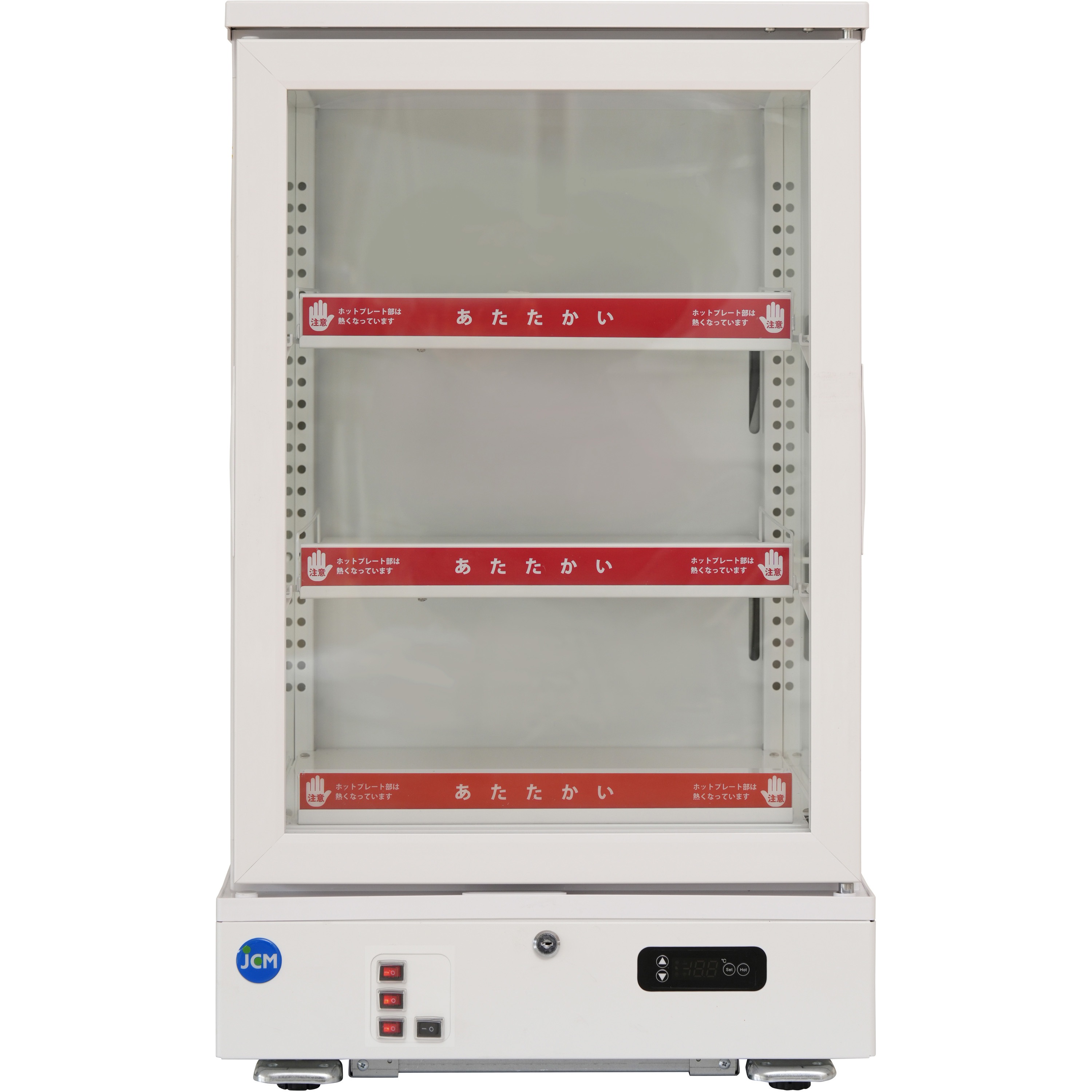 JCMSH-130 業務用 3面ガラスホットショーケース ジェーシーエム 1台(96L) JCMSH-130