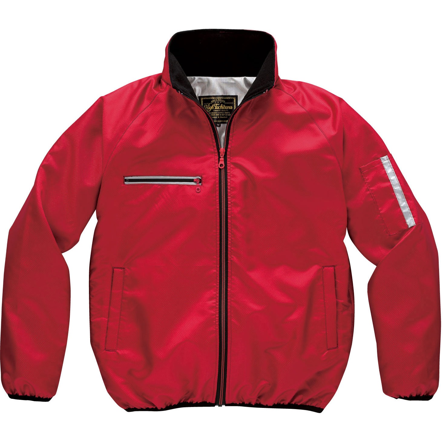 1234 軽量ブルゾン 橘被服 素材ポリエステル100% カーディナルレッド色 S着丈65cm