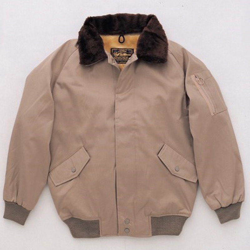 7700 制電防寒ジャンパー 橘被服 ベージュ色 5L着丈72cm