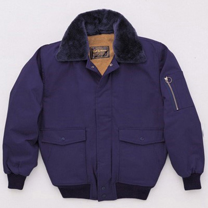 3000 防寒ジャンパー 橘被服 ネイビー色 3L着丈70cm