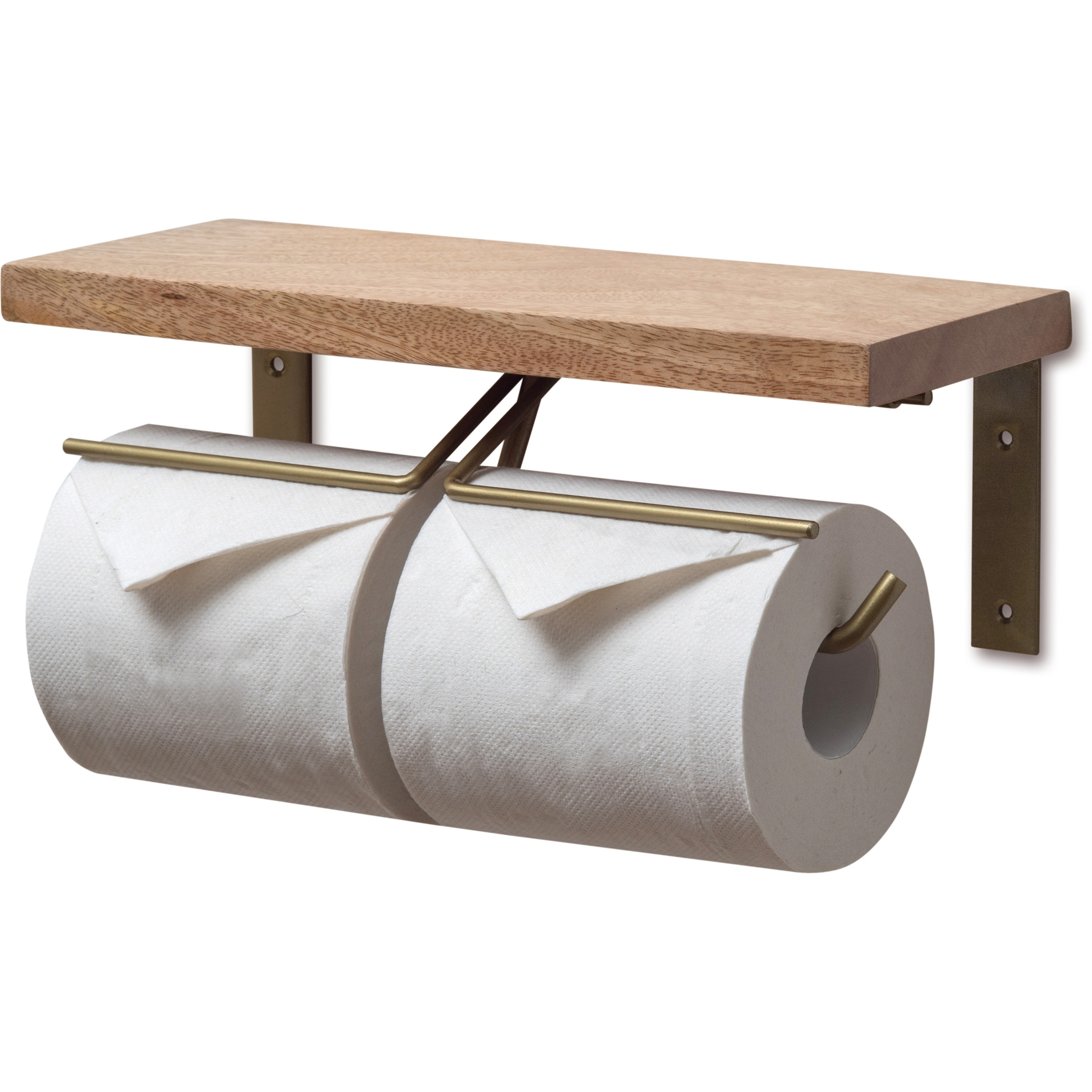 41392 トイレットペーパーホルダー ダブル 1個 ポッシュリビング 【通販モノタロウ】