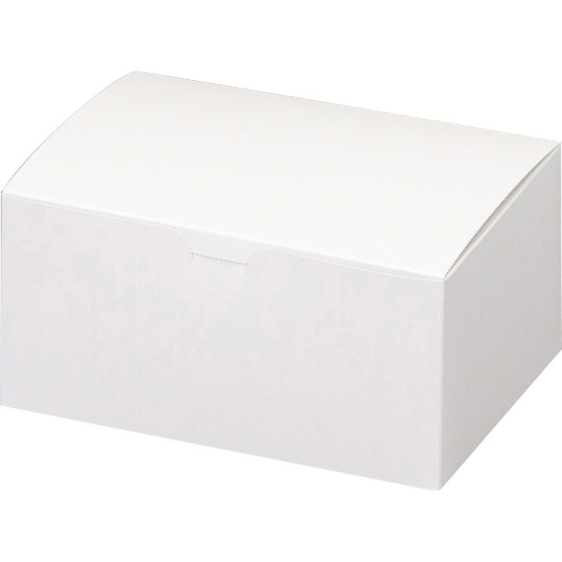 20-7 ホワイトのワンタッチサービス箱 ヤマニパッケージ 形状1枚組立式