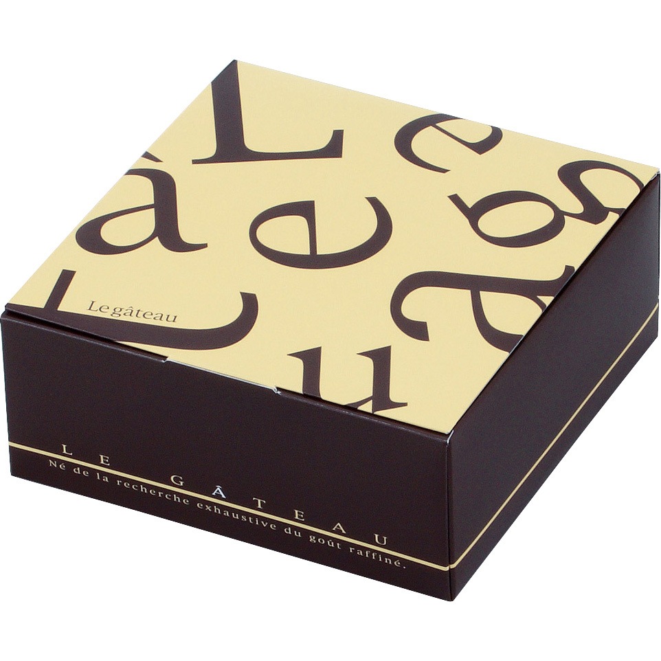 20-328 ル・ガトースクエア ヤマニパッケージ ブラウン色 形状1枚組立式 150角サイズ 1ケース(100枚) 20-328