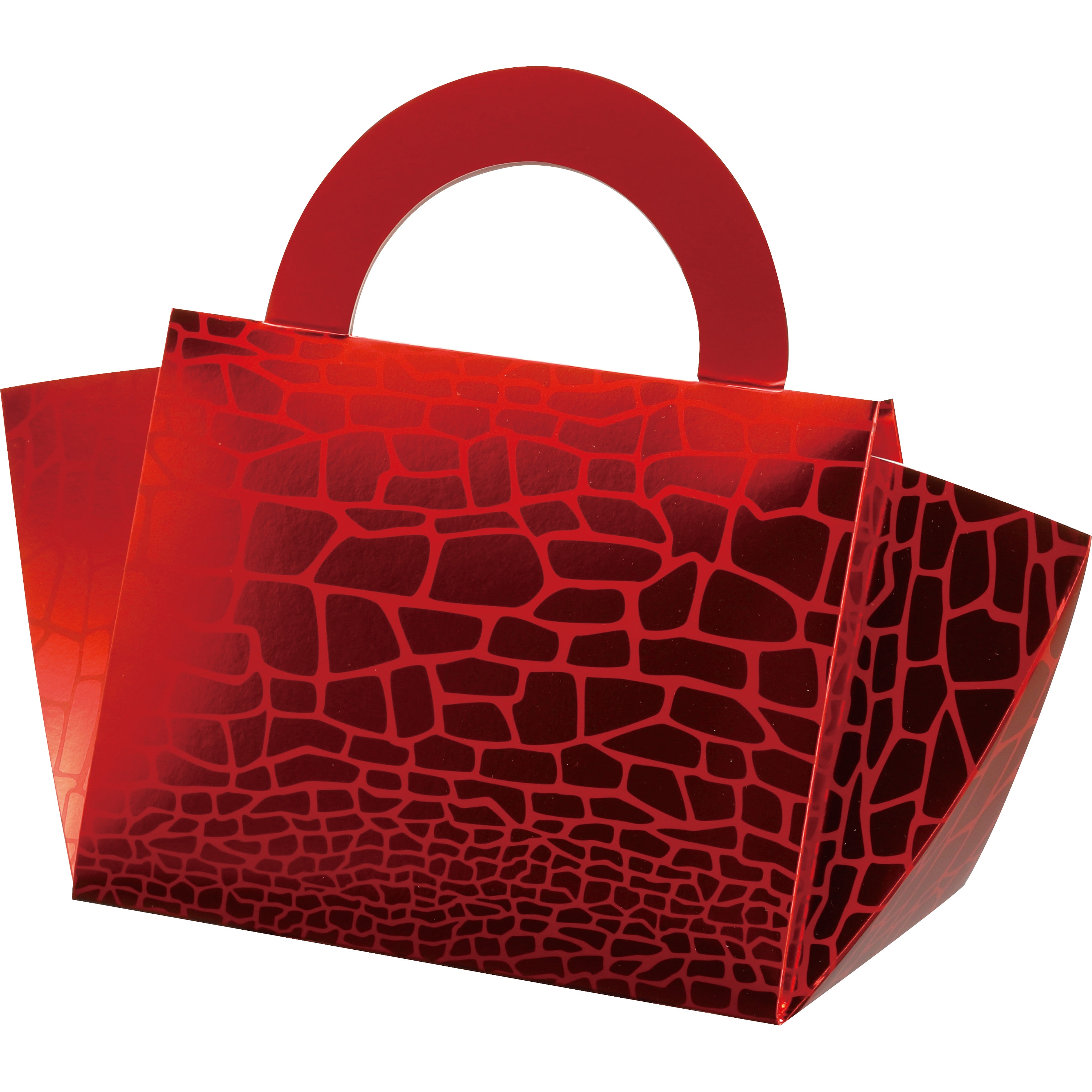 20-2247 ミロワール ハンディー ヤマニパッケージ クロコ(レッド)色  1ケース(100枚) 20-2247