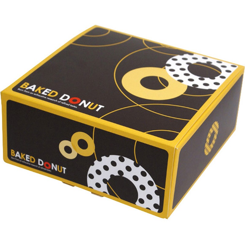 20-497 焼ドーナツBOX ヤマニパッケージ 形状1枚組立式 サイズ10 1