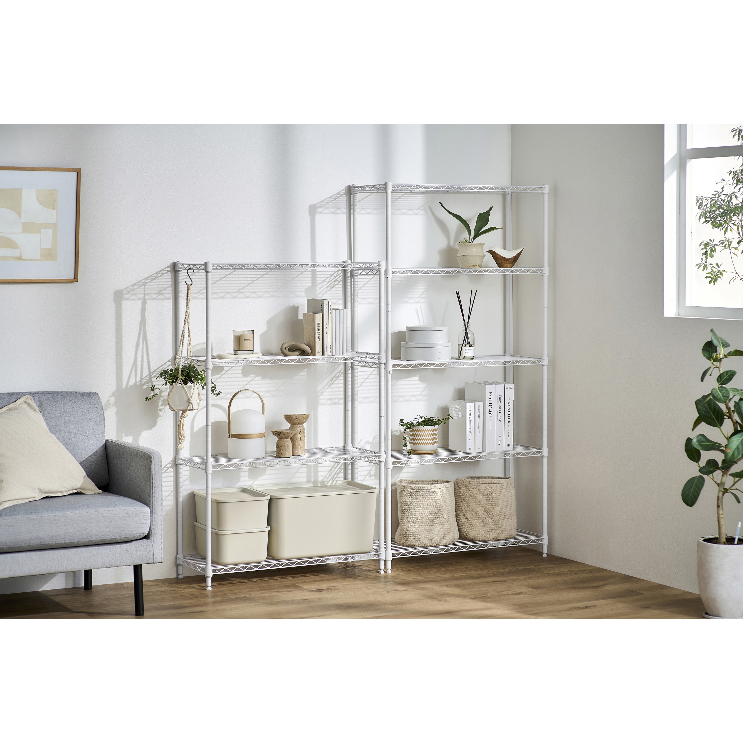 CMFー75120 カラーメタルラックフィット 幅75×奥行30cm 【耐荷重30kg