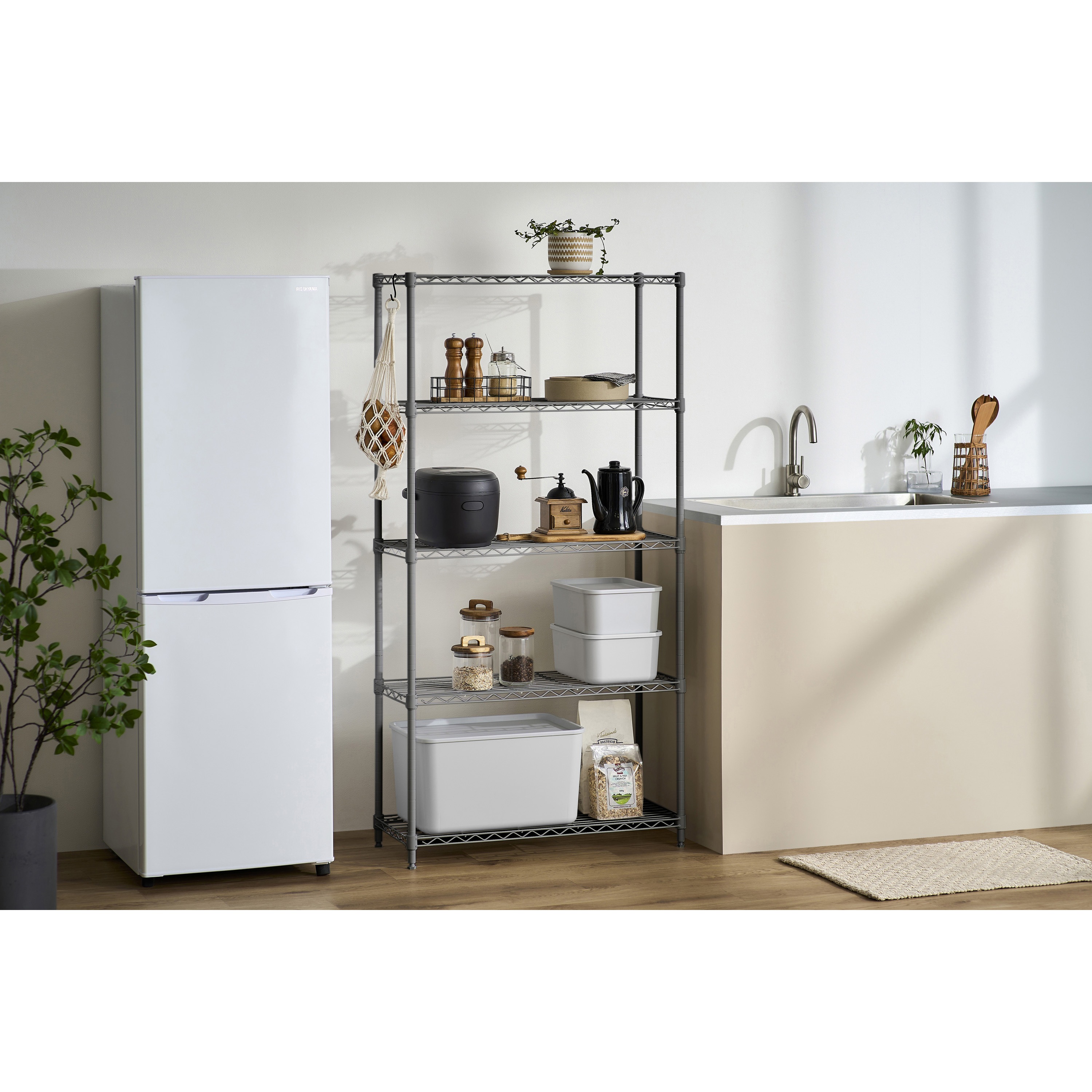 CMFー75150 カラーメタルラックフィット 幅75×奥行30cm 【耐荷重30kg
