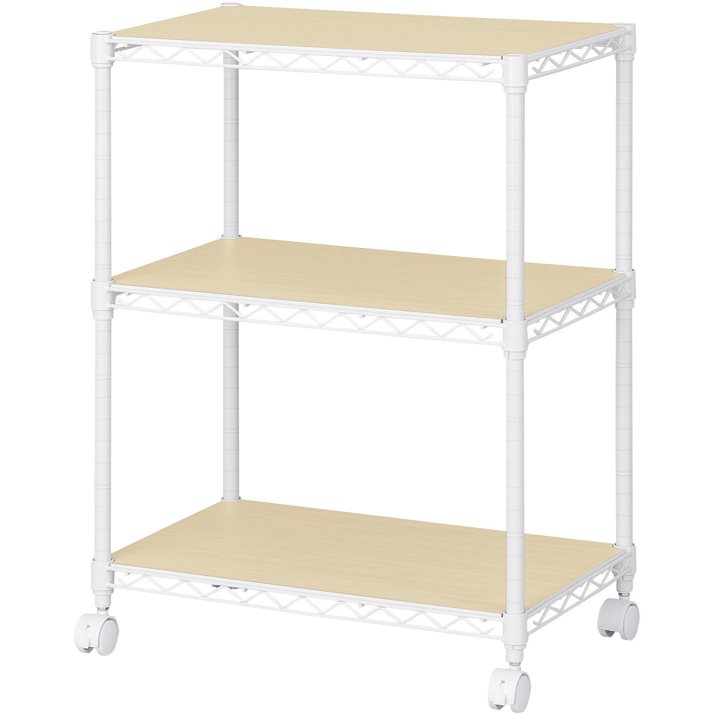 CMM-55073B カラーメタルラック ウッドボード付き 幅55×奥行35cm 1台