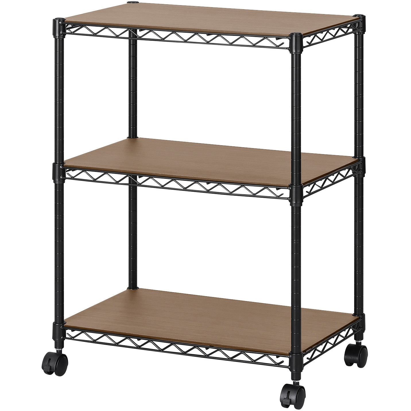 CMM-55073B カラーメタルラック ウッドボード付き 幅55×奥行35cm 1台