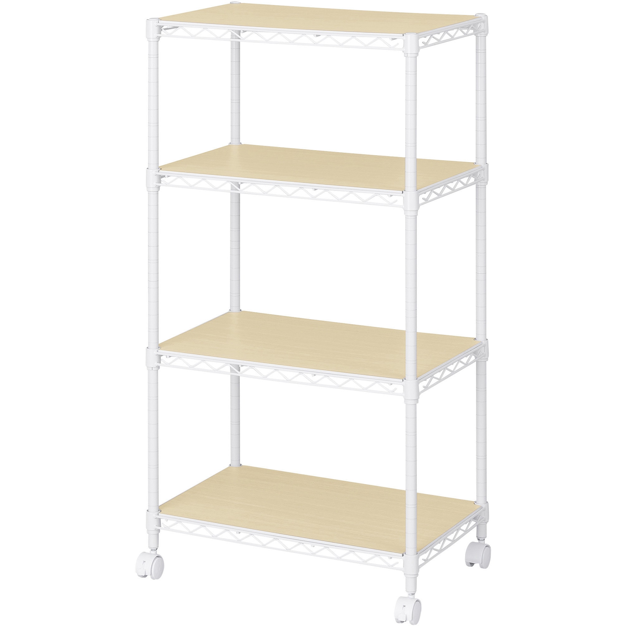 CMM-55104B カラーメタルラック ウッドボード付き 幅55×奥行35cm 1台