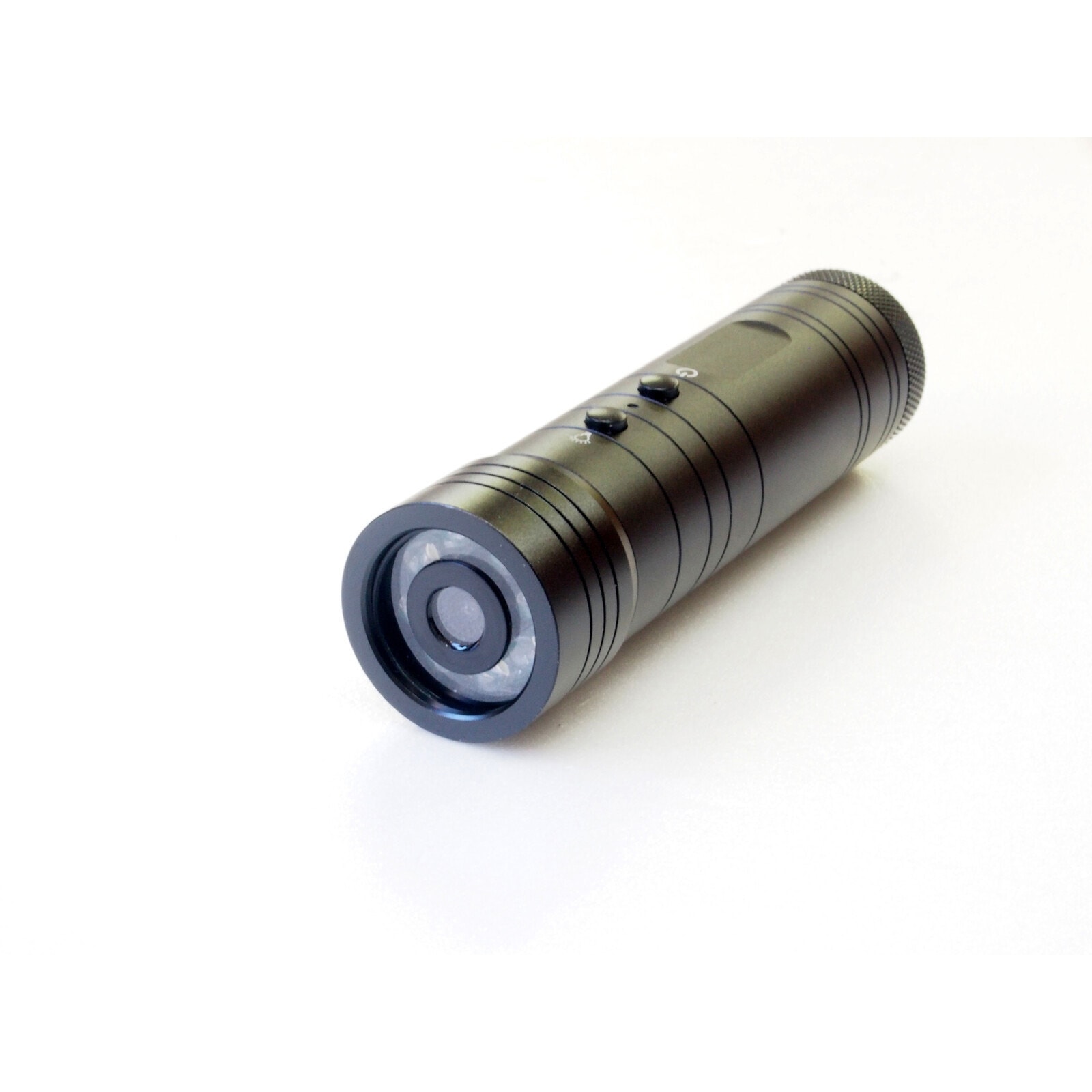 a34159 自転車・バイク用ライト付きドライブレコーダー(SDカード付き) ファミリー・ライフ ブラック色 USB充電式