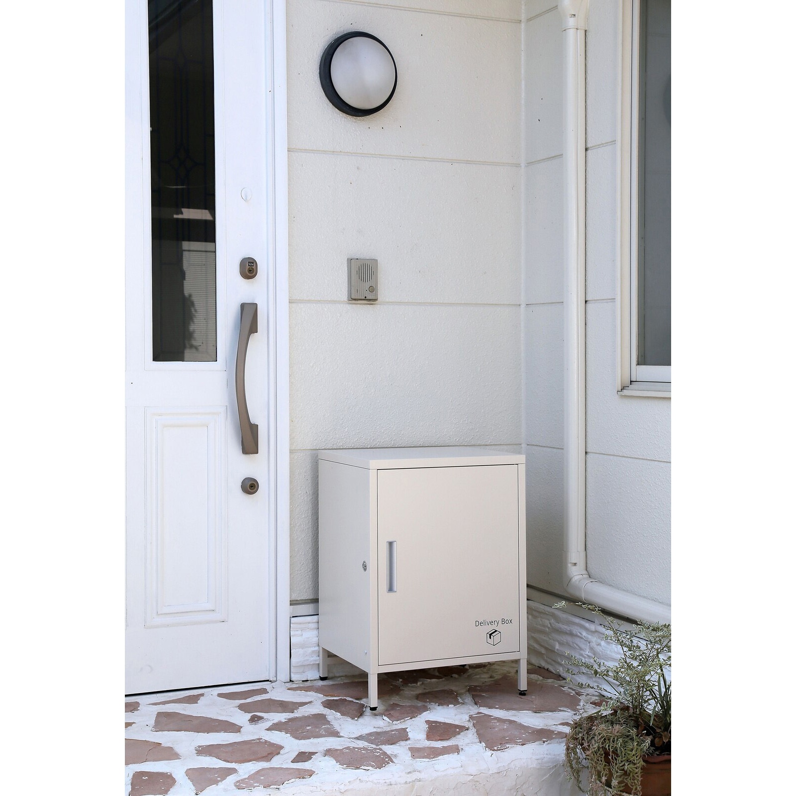 a3415410 スチール製脚付き宅配ボックス ファミリー・ライフ 鍵2