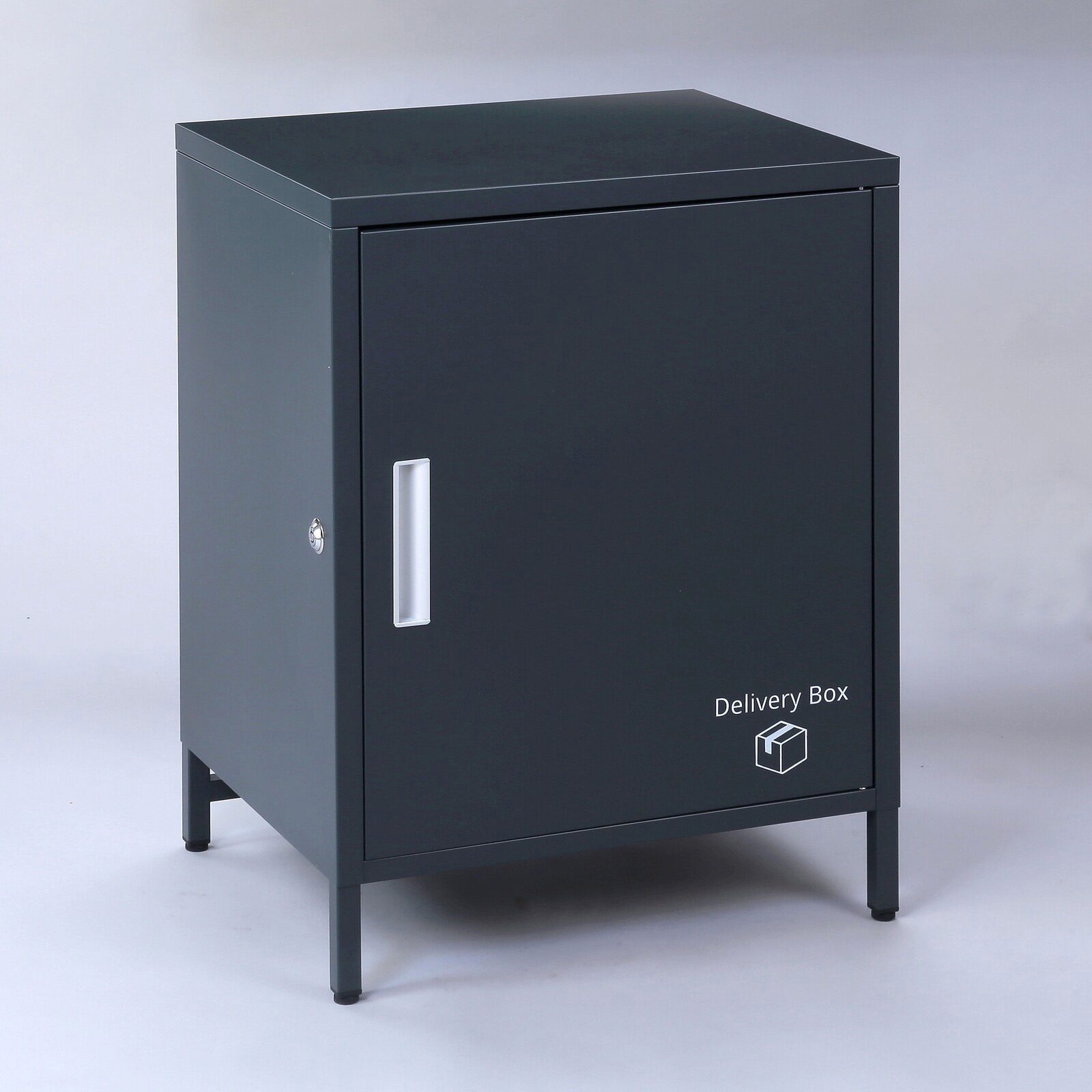 a3415420 スチール製脚付き宅配ボックス ファミリー・ライフ 鍵2本付き