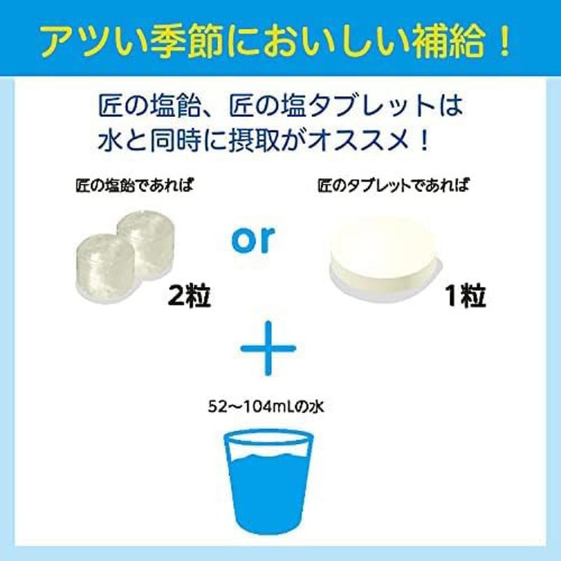 28048 匠の塩タブレット 1箱(500g×10袋) SARAYA(サラヤ) 【通販