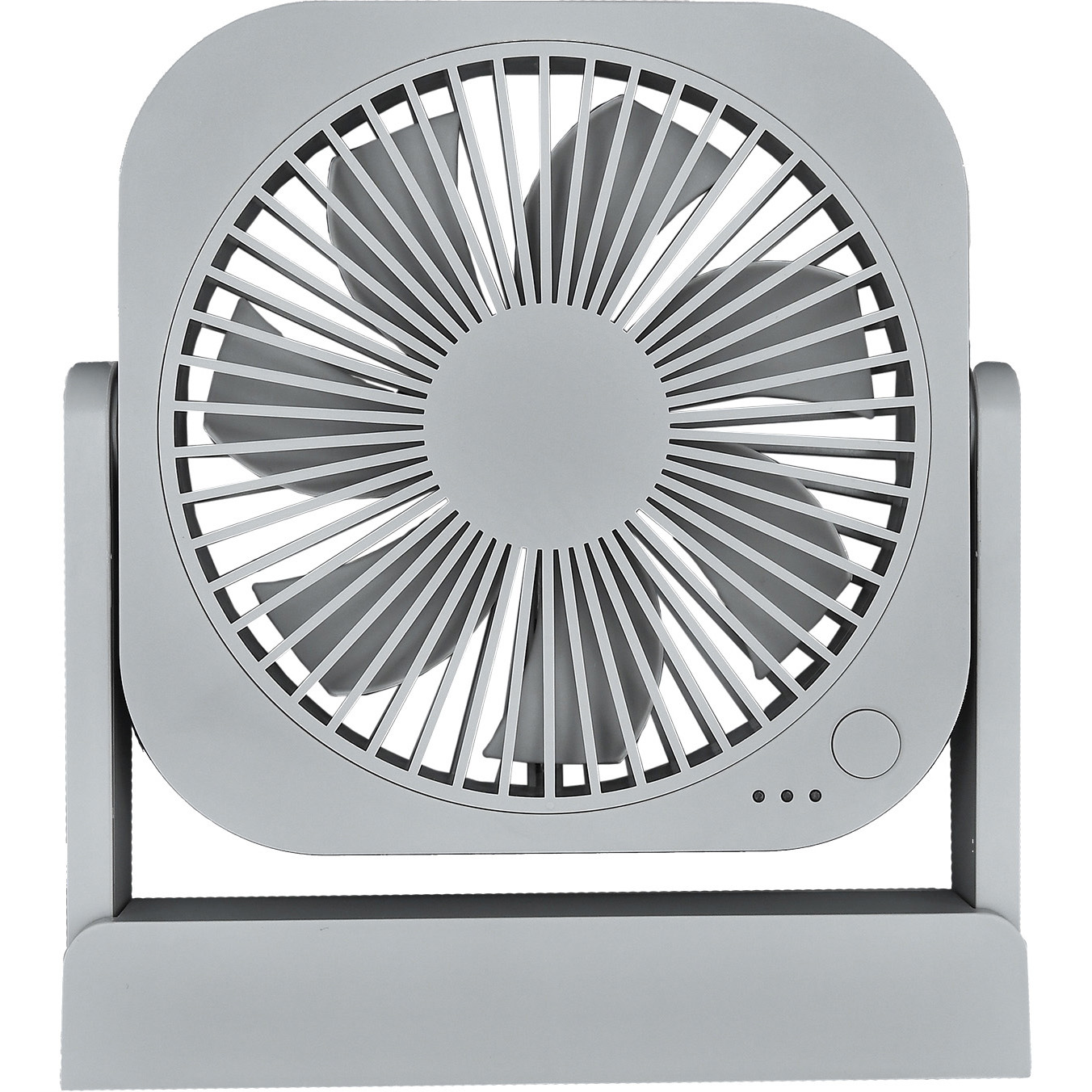 YT-DF25GY デスクファン TOPLAND ライトグレー色 ハネ径12cm YT-DF25GY