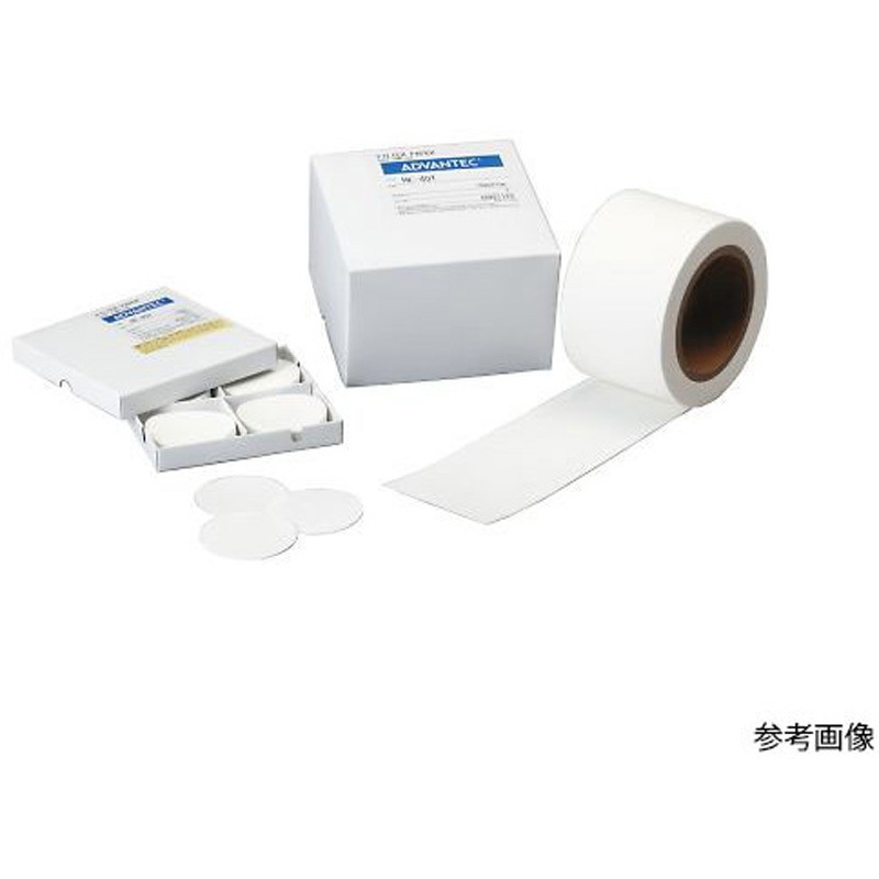 36561055 ダストモニター用濾紙 ADVANTEC 径55mm 1箱(100枚)