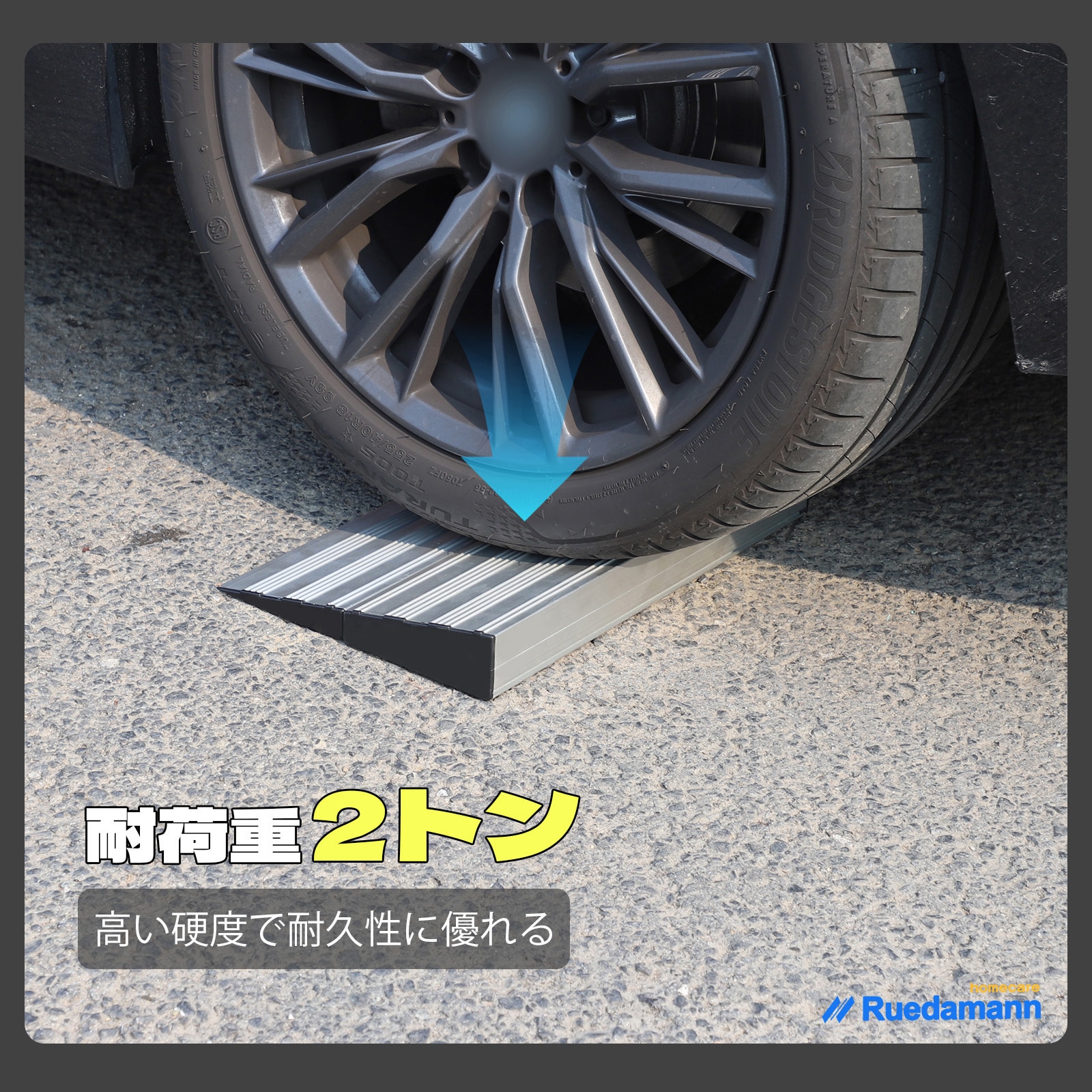 TR602-50N 段差解消スロープ2段調整 1セット Ruedamann 【通販モノタロウ】