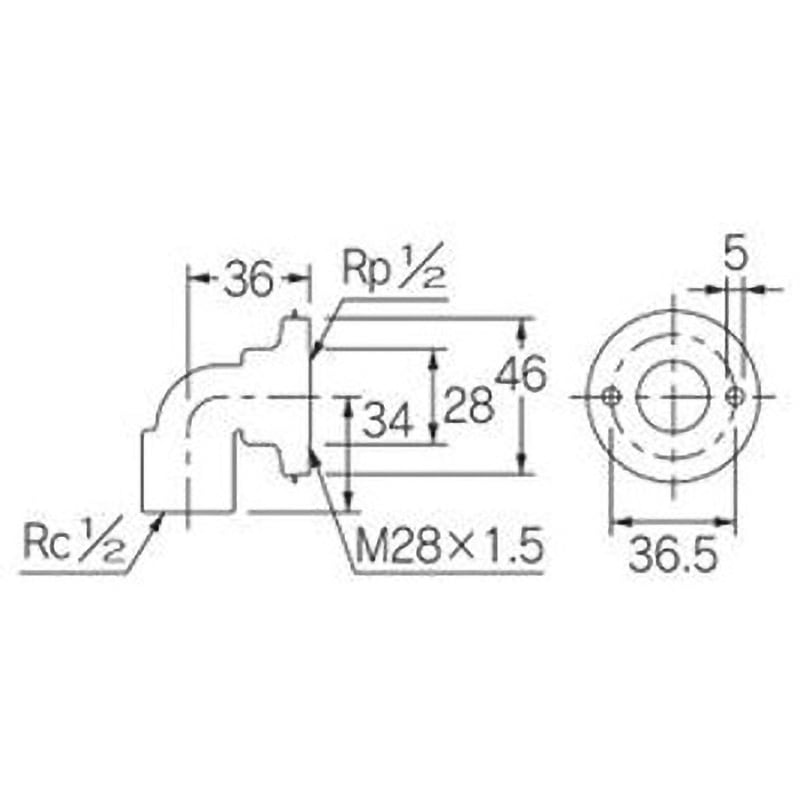 648-321 厨房シンク取出し金具 1個 カクダイ 【通販モノタロウ】