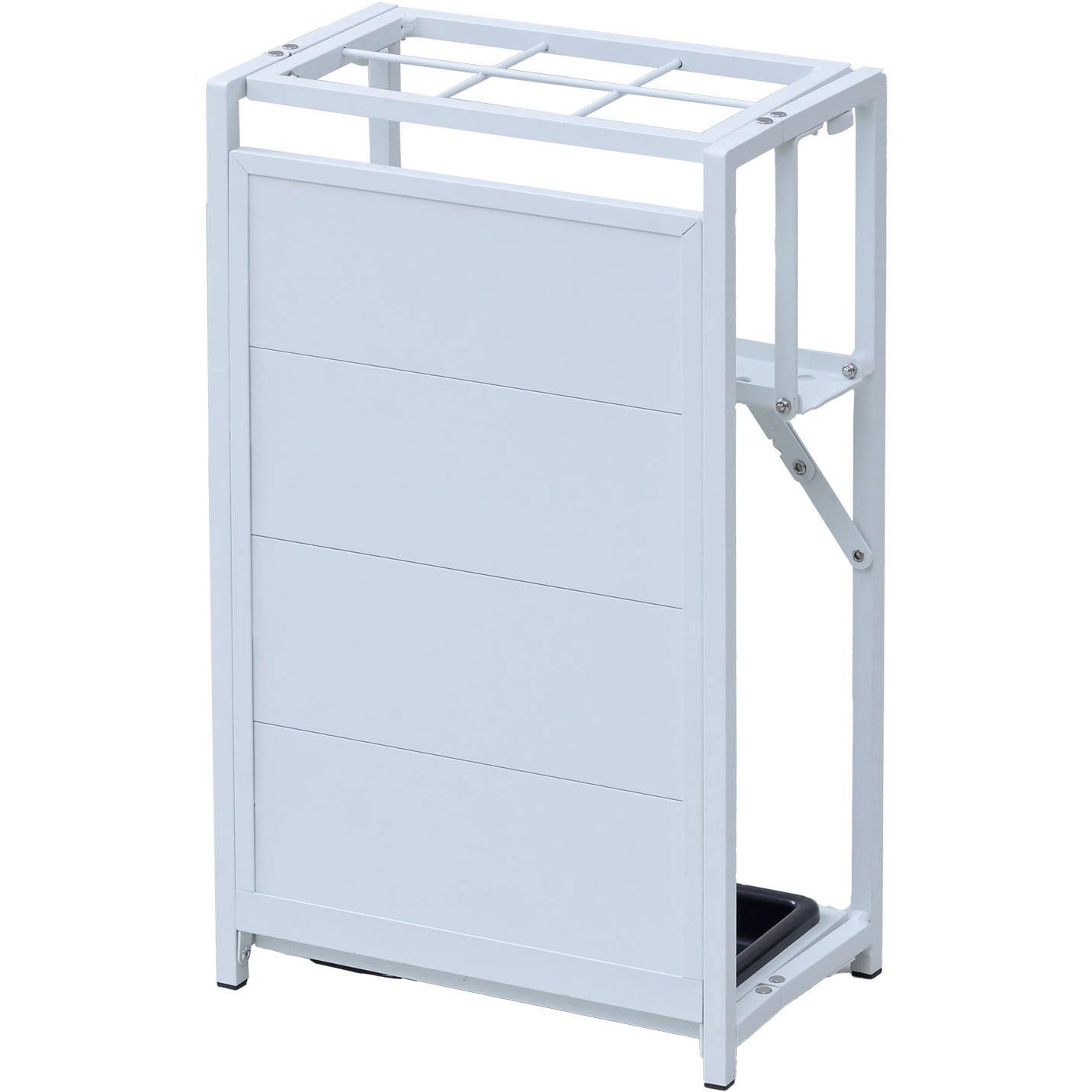 KAUR-6(WH) アルミ製 傘立て YAMAZEN(山善) ホワイト色 - 【通販