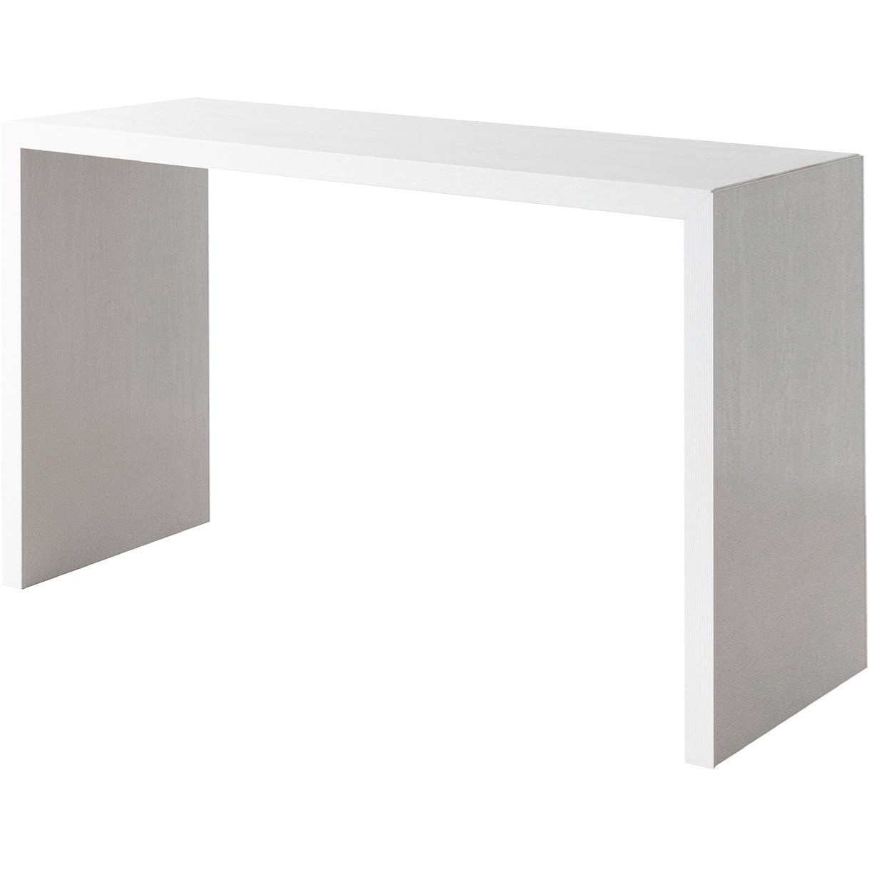 DT-1005R シンプルデスク 幅120/150 奥行40/60 高さ72cm Visage Neo (ビサージュ ネオ) ミヤタケ(宮武製作所) 合成樹脂化粧合板(PVC) ホワイト色 幅120cm奥行40cm高さ72cm  DT-1005R