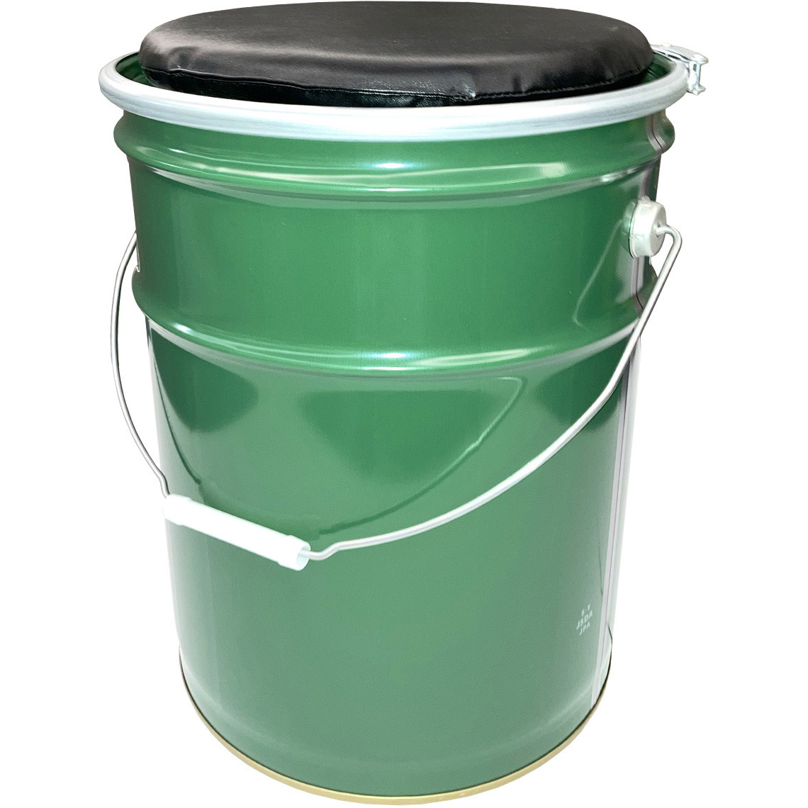 OUCHI-PL-GR スツール クッション付ペール缶 20L 1セット EpoChemical 【通販モノタロウ】