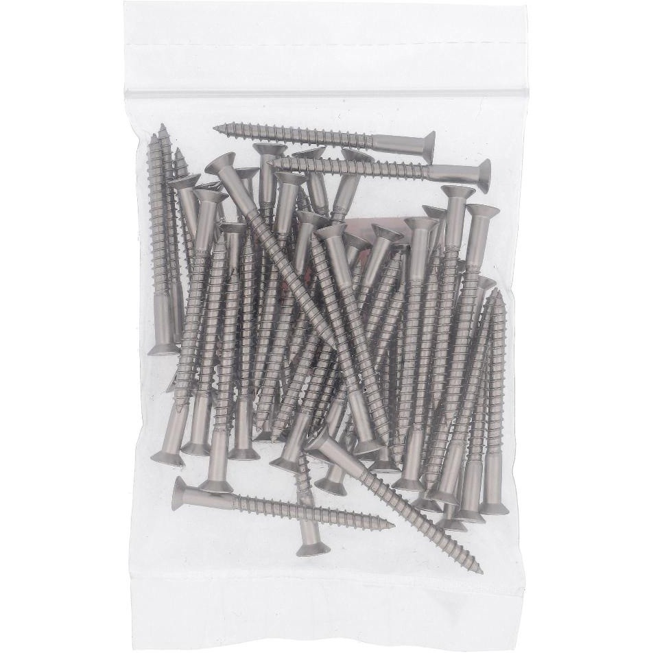 NO 509~大皿ー 4.1x50 (+)皿木ねじ (ステンレス)(パック品) OHSATO(大里) 皿頭 十字穴