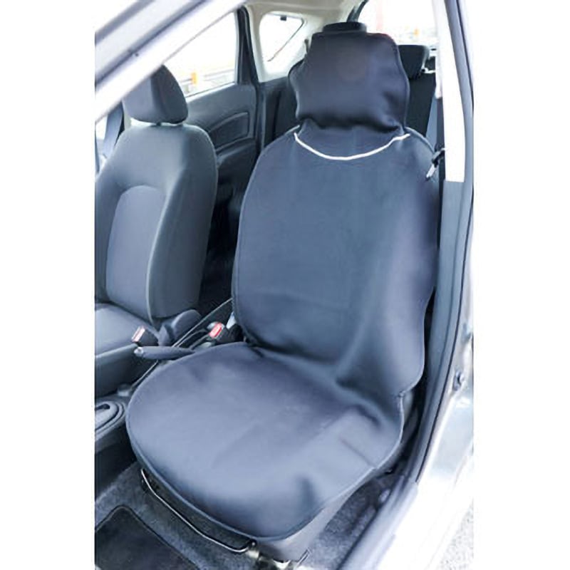 クッション防汚シートカバー フロント用 モノタロウ ポリエステル+