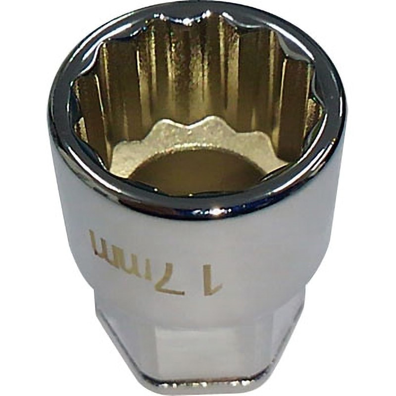 CP-93HS-17M クランクプーリー・ホールドレンチ専用ショートソケット(ホンダ車用) 1個 HASCO 【通販モノタロウ】